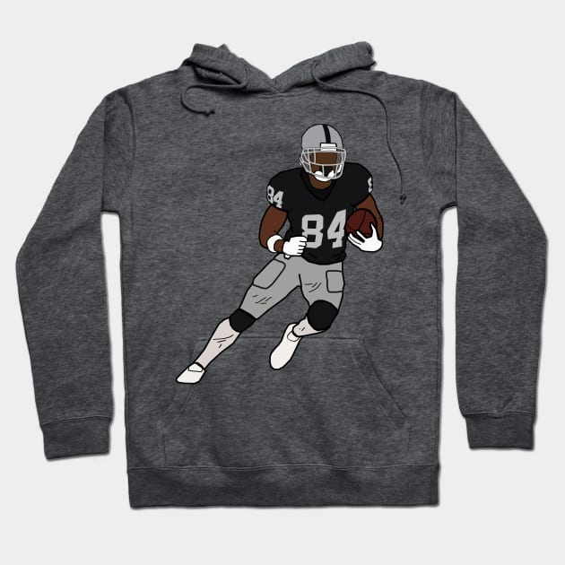 Antonio Brown - NFL Oakland Raiders Hoodie by xavierjfong